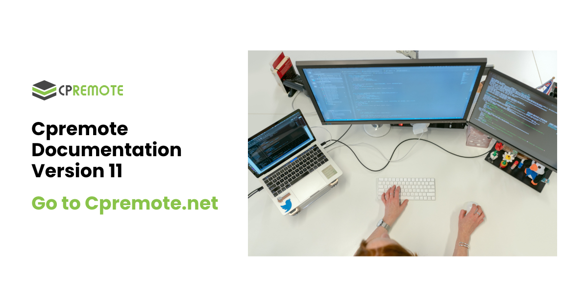 Cpremote Documentation | Cpremote Command Line Tools